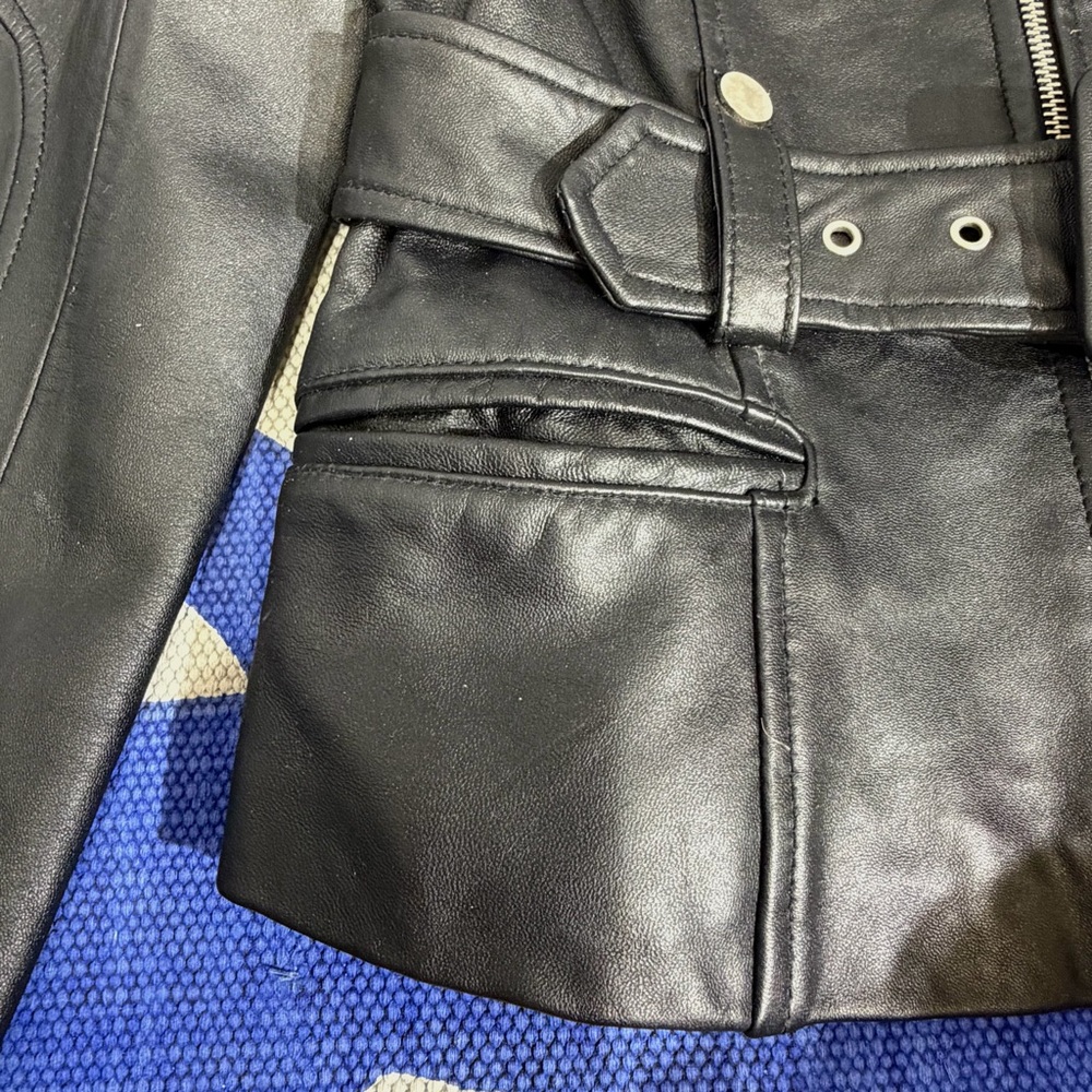 Arden B Moto Leather Jacket - Picture 10 of 16